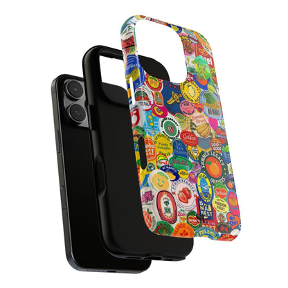 Fruit Stickers iPhone Case