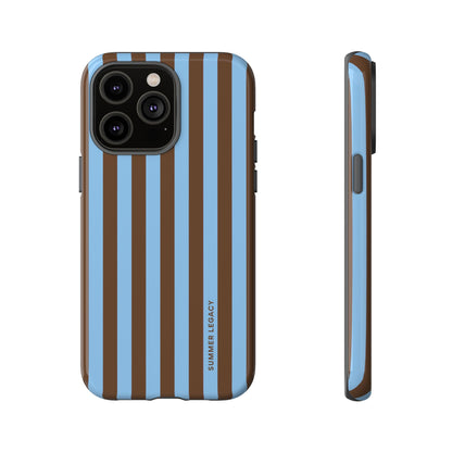Mocha Stripe iPhone Case
