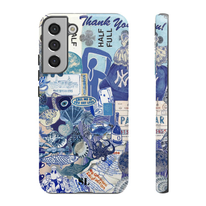 Blue Collage Samsung Case