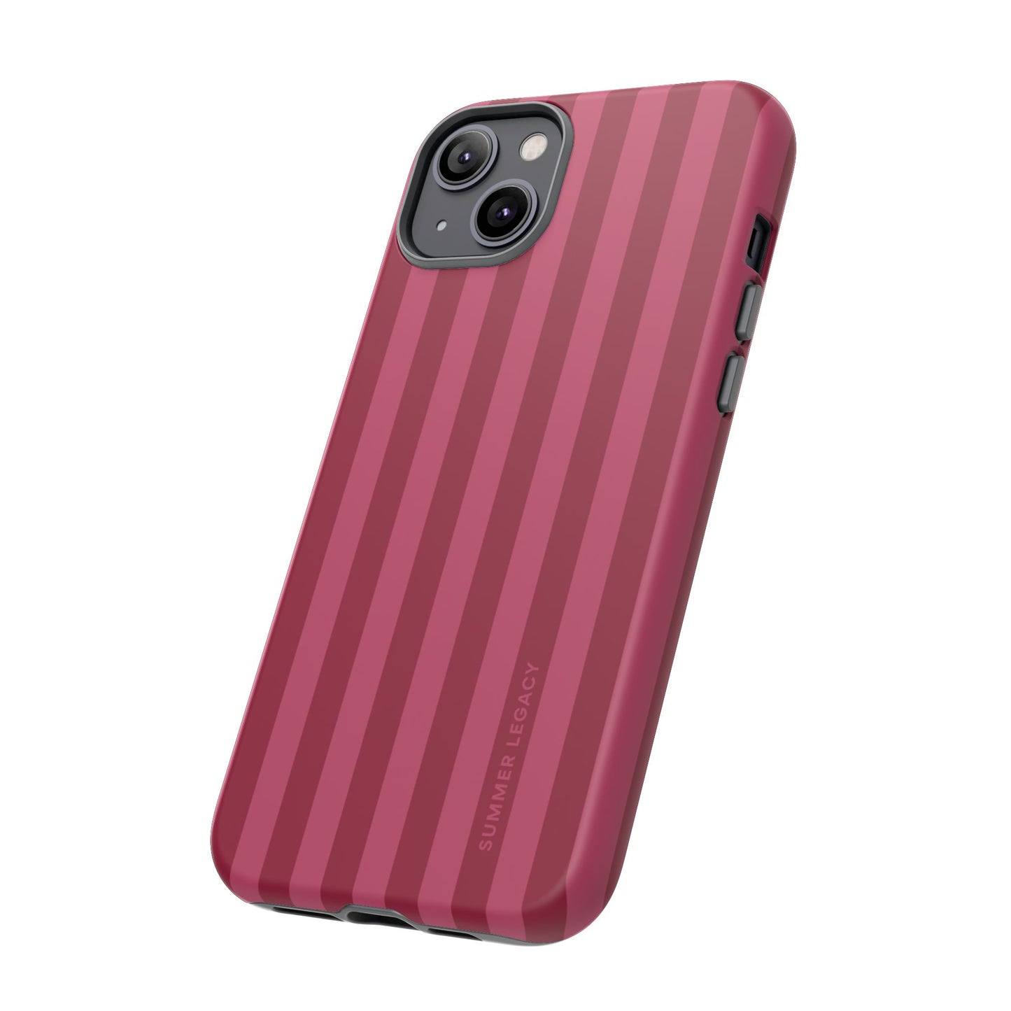 Berry Stripe iPhone Case