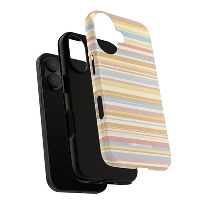 Lychee Multi-stripe iPhone Case