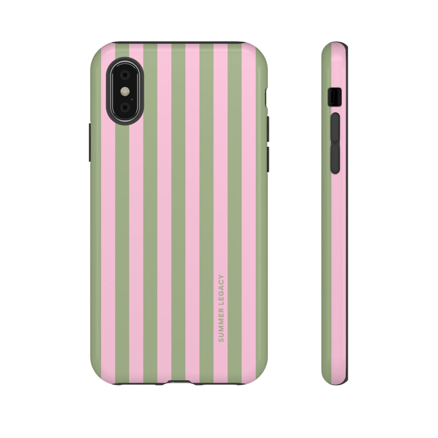 Guava Stripe iPhone Case