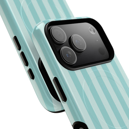 Teal Stripe MagSafe Case
