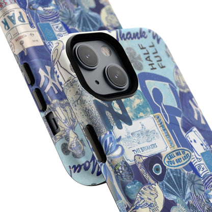 Blue Collage MagSafe Case