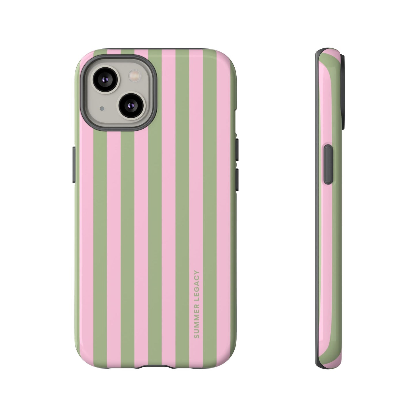 Guava Stripe iPhone Case