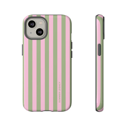 Guava Stripe iPhone Case