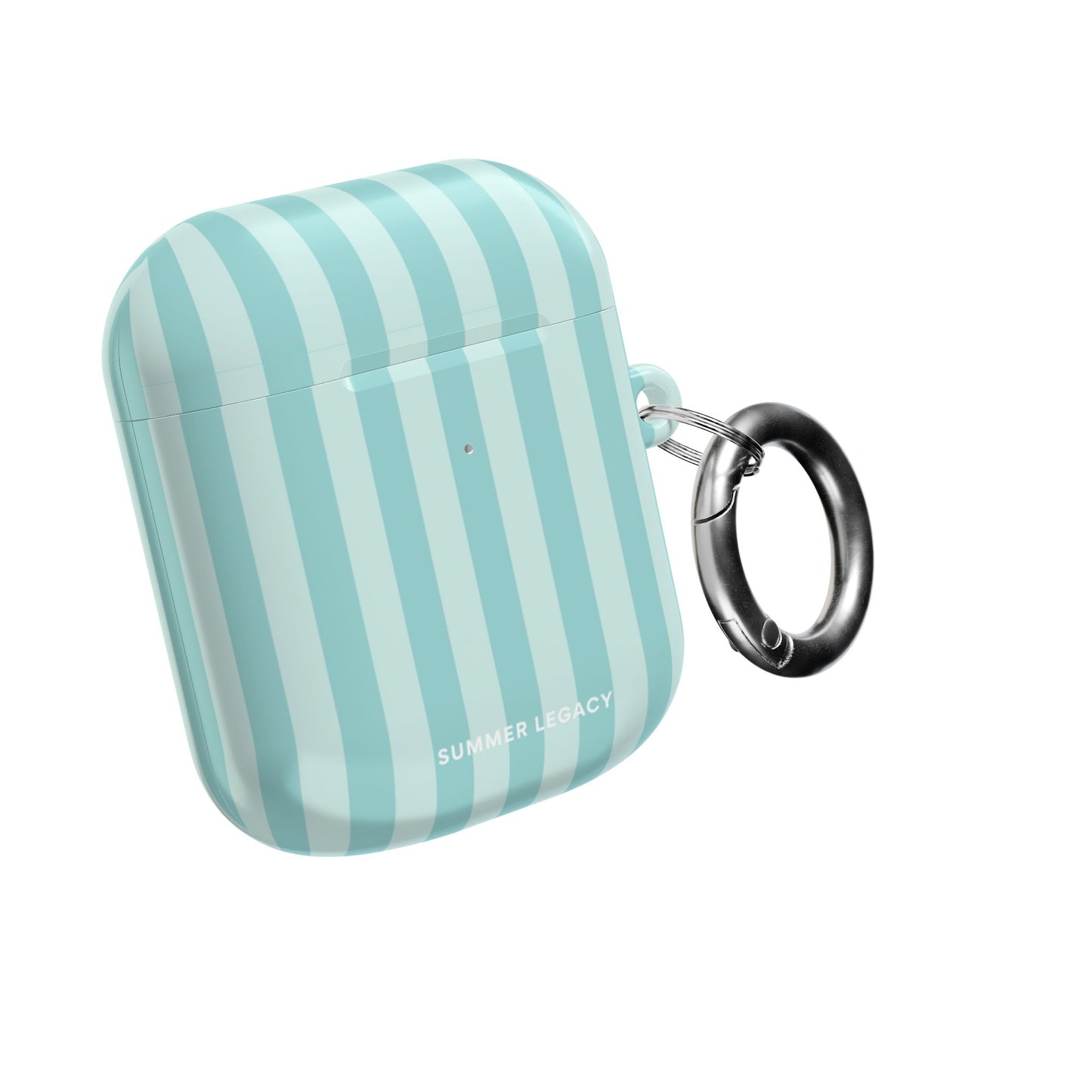 Teal Stripe AirPod Case