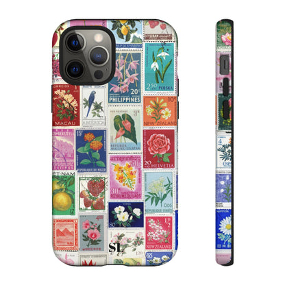 Postcard Stamps iPhone Case