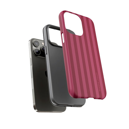 Berry Stripe iPhone Case