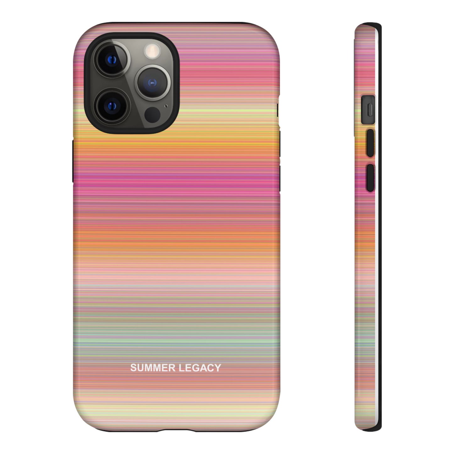 Champagne Ombre Stripe iPhone Case