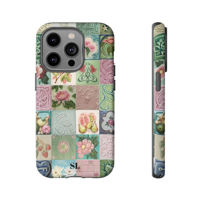 Garden Mosaic Tiles iPhone Case