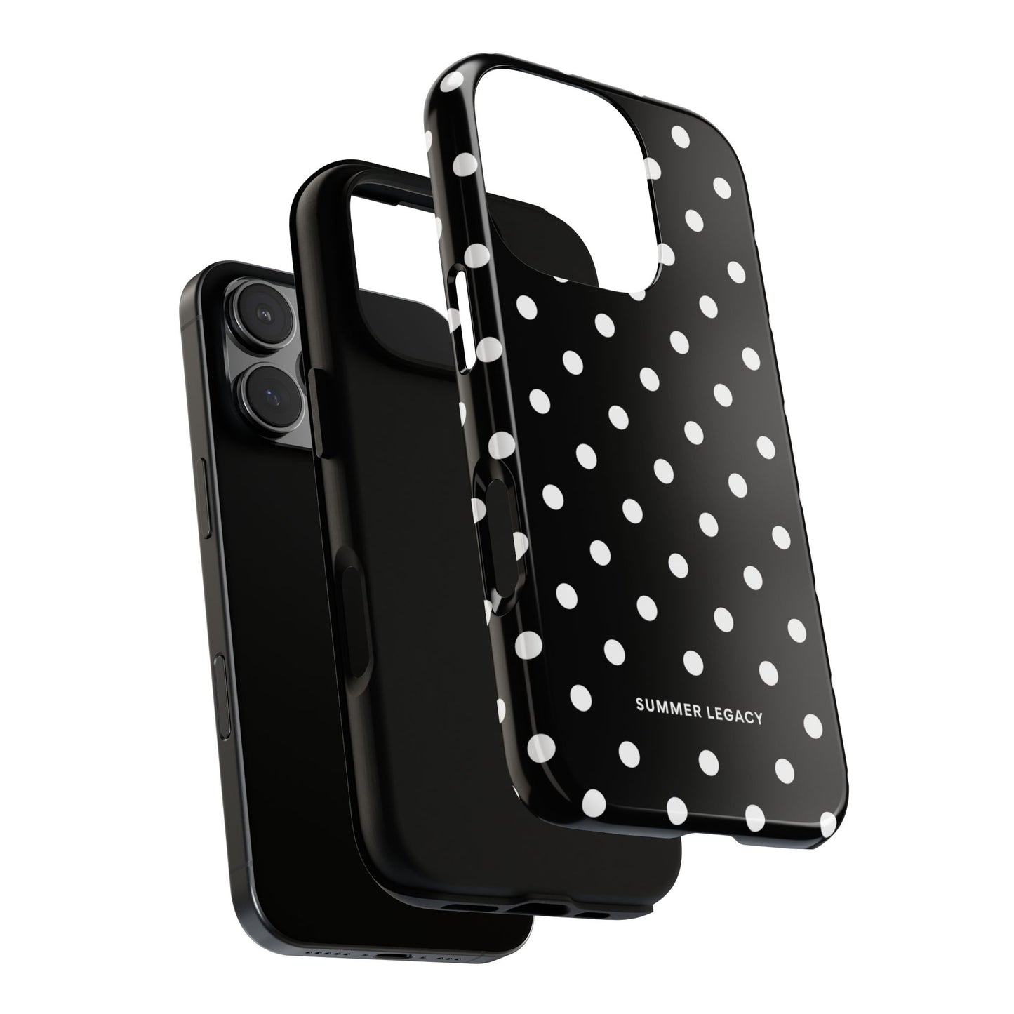 Ebony Polka Dot iPhone Case
