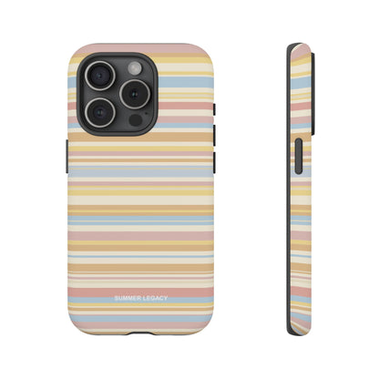 Lychee Multi-stripe iPhone Case