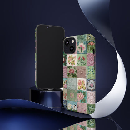 Garden Mosaic Tiles iPhone Case