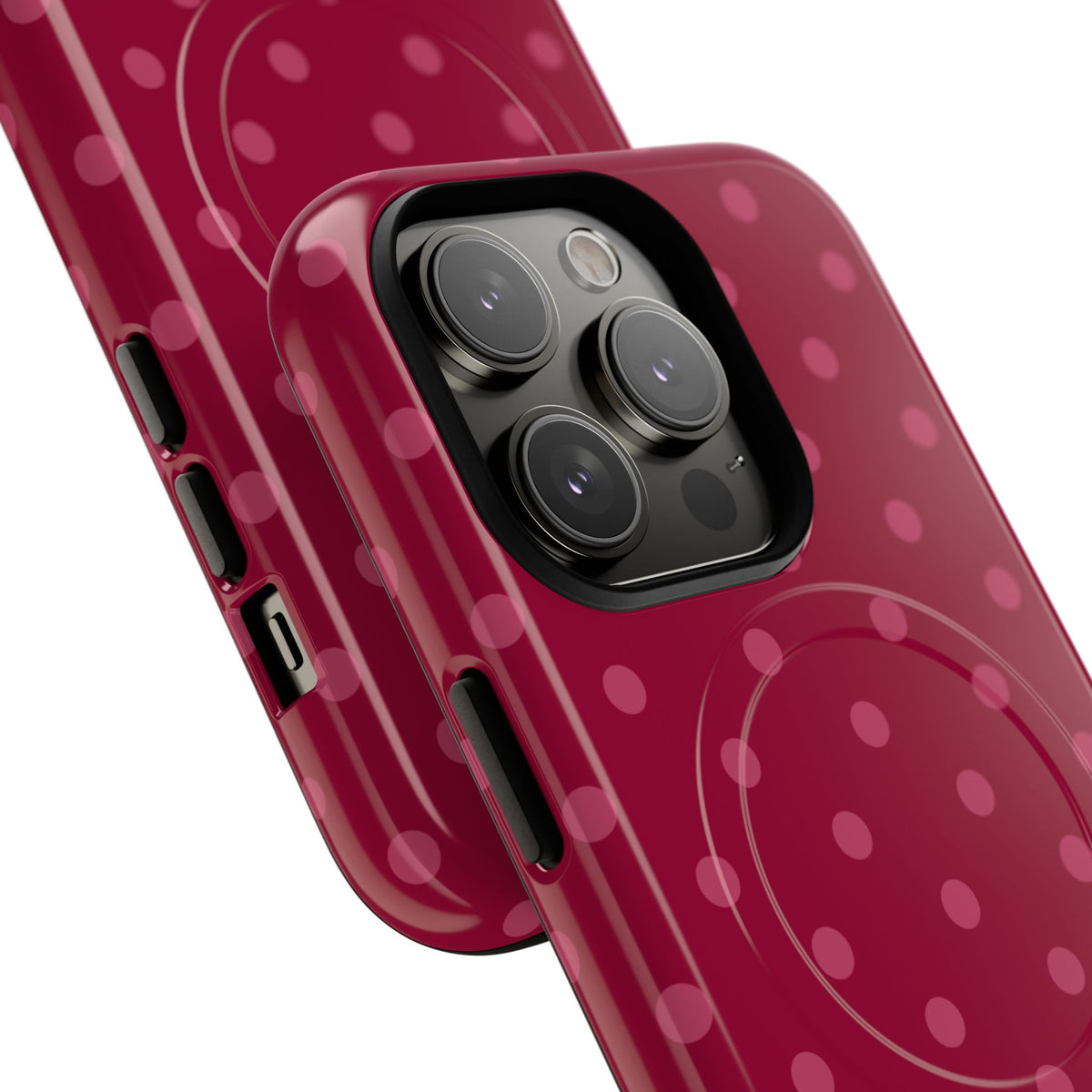 Berry Polka Dot MagSafe Case