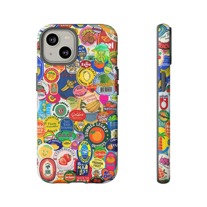 Fruit Stickers iPhone Case