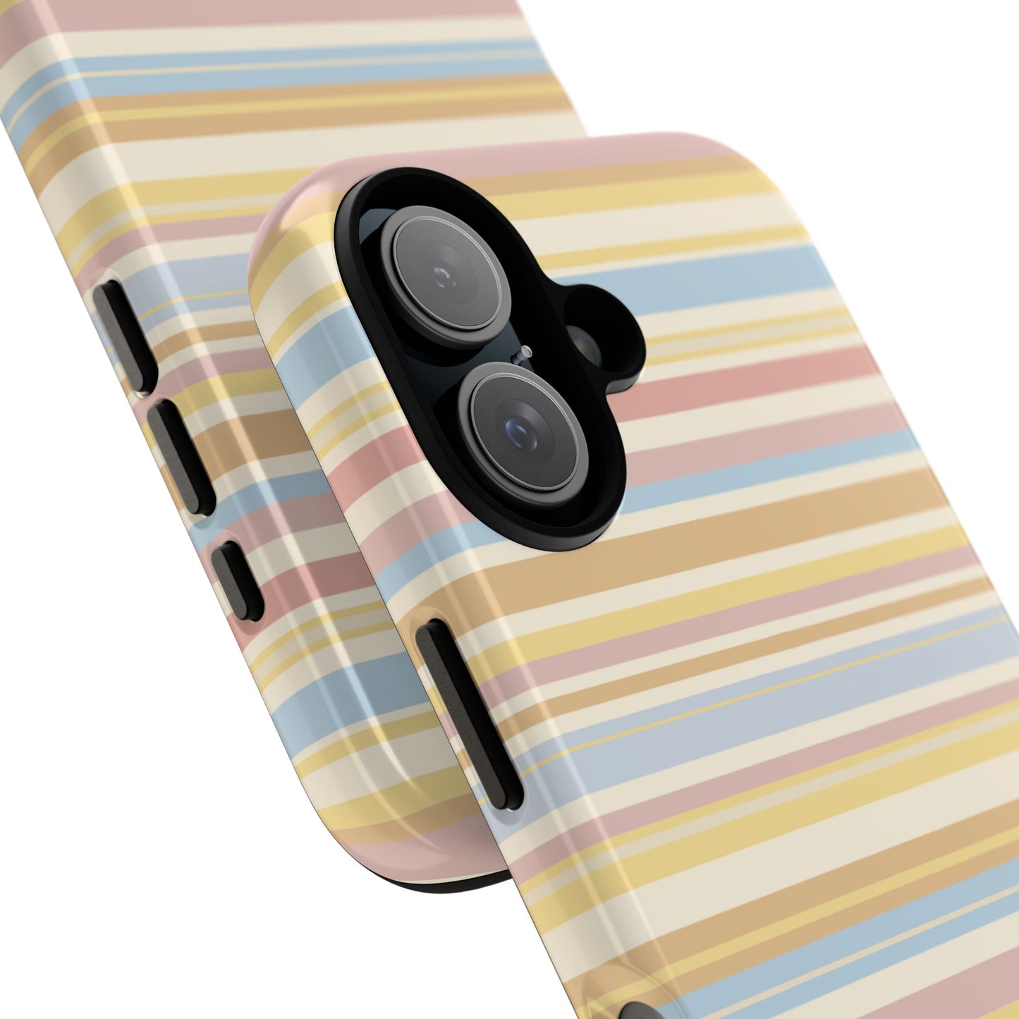 Lychee Multi-stripe iPhone Case