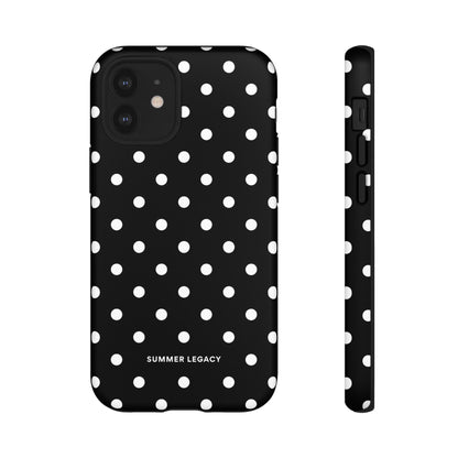 Ebony Polka Dot iPhone Case