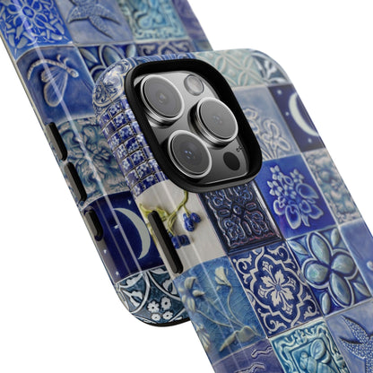 Midnight Mosaic Tiles iPhone Case