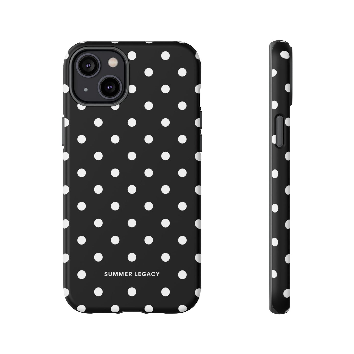 Ebony Polka Dot iPhone Case