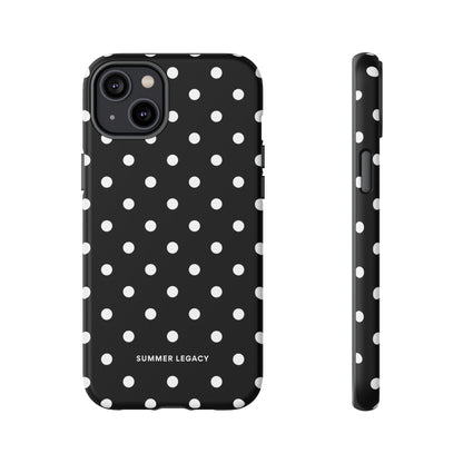 Ebony Polka Dot iPhone Case