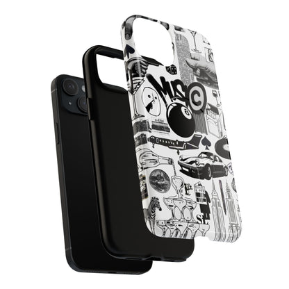 Black and White MagSafe Case