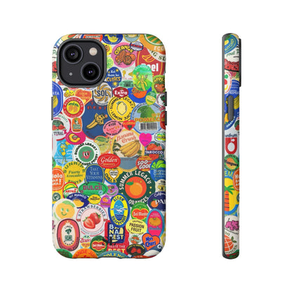 Fruit Stickers iPhone Case