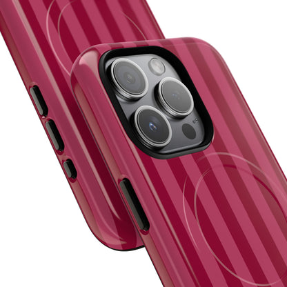 Berry Stripe MagSafe Case