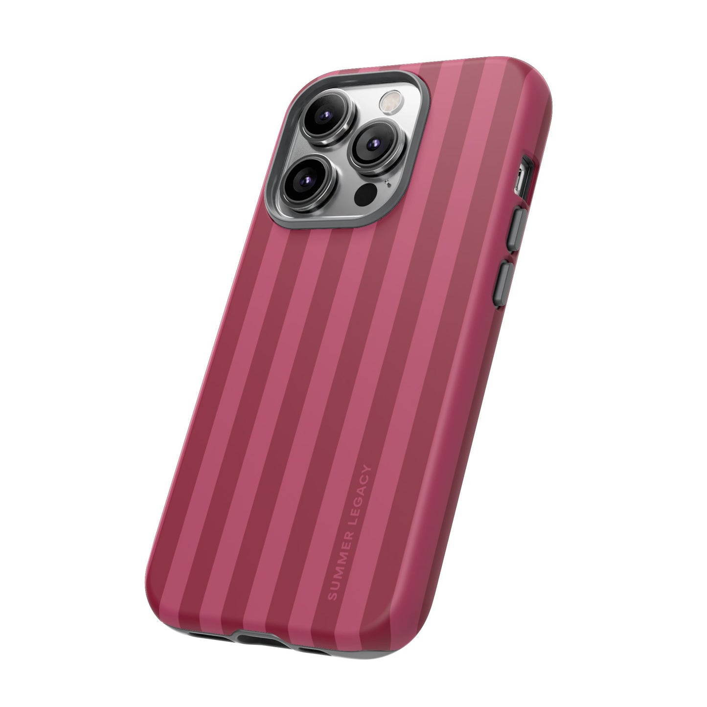 Berry Stripe iPhone Case
