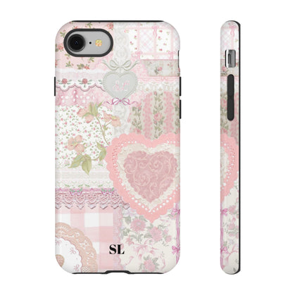 Blushing Floral Patchwork iPhone Case