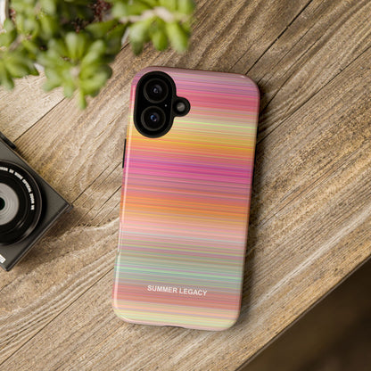 Champagne Ombre Stripe iPhone Case