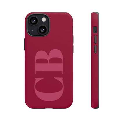 Berry Custom Initial iPhone Case