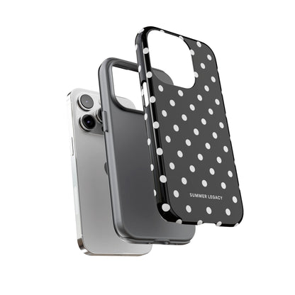 Ebony Polka Dot iPhone Case