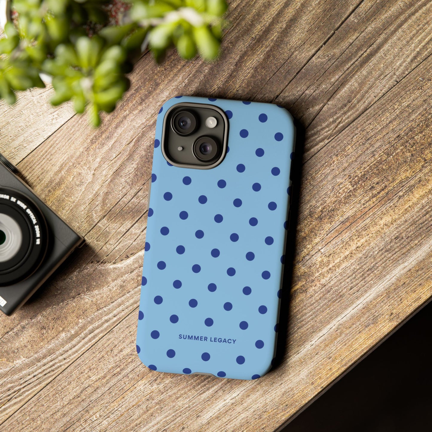 Lagoon Polka Dot iPhone Case