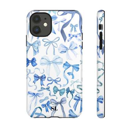 Blue Bows iPhone Case