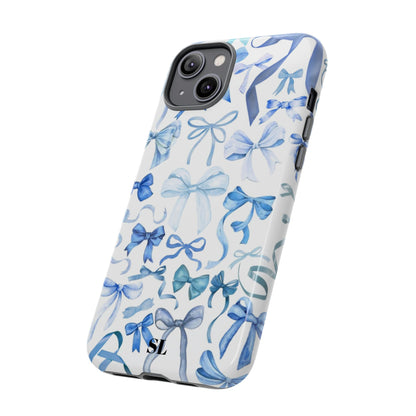 Blue Bows iPhone Case