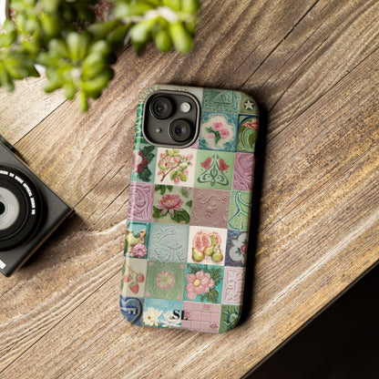 Garden Mosaic Tiles iPhone Case