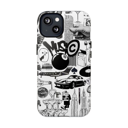 Black and White MagSafe Case