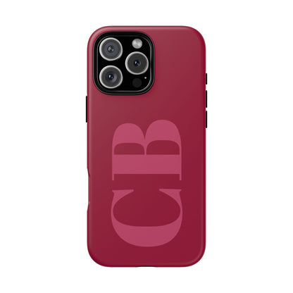 Berry Custom Initial iPhone Case