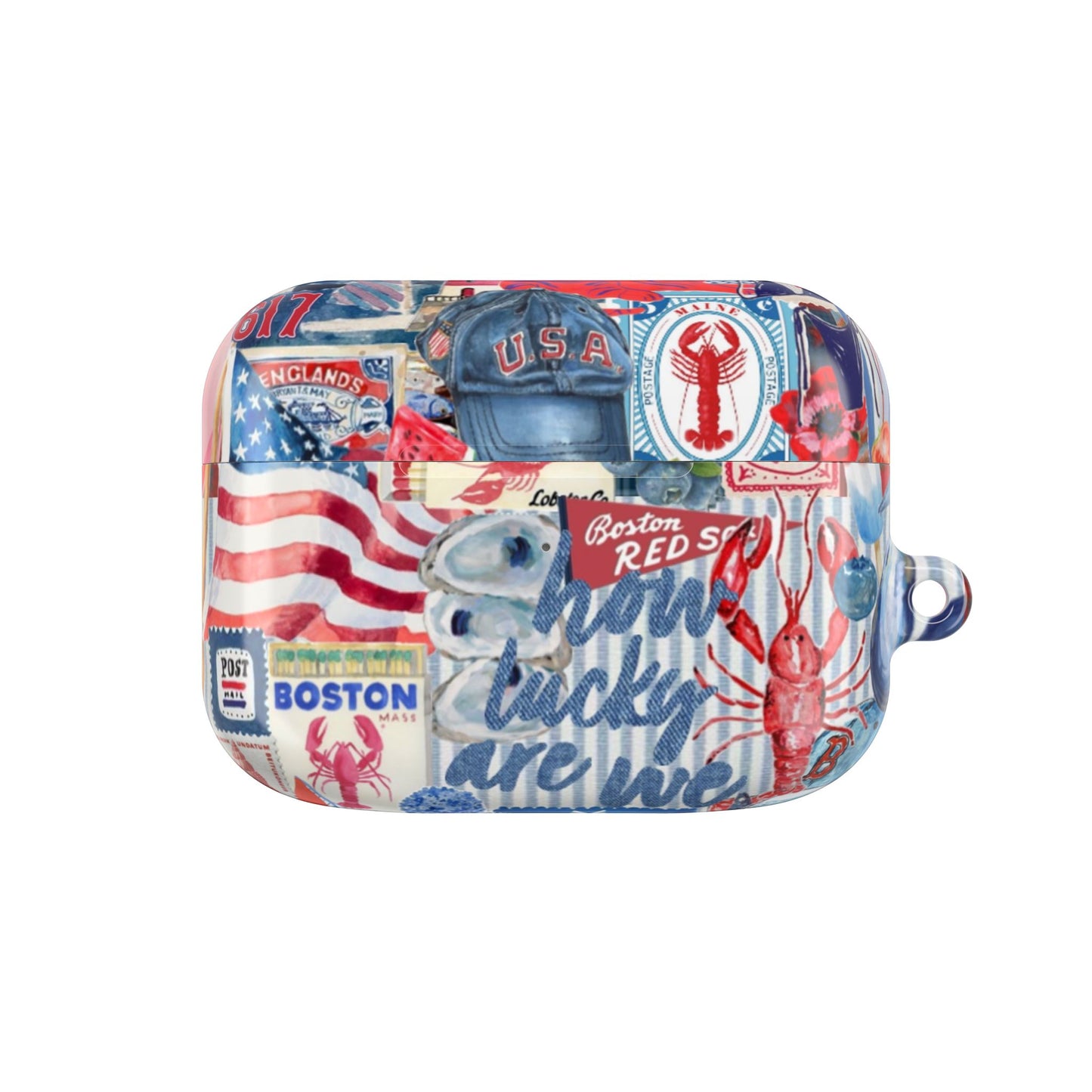 Red, White & Blue AirPod Case