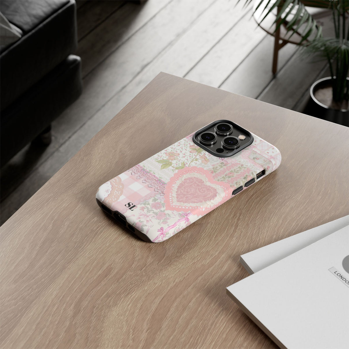 Blushing Floral Patchwork iPhone Case
