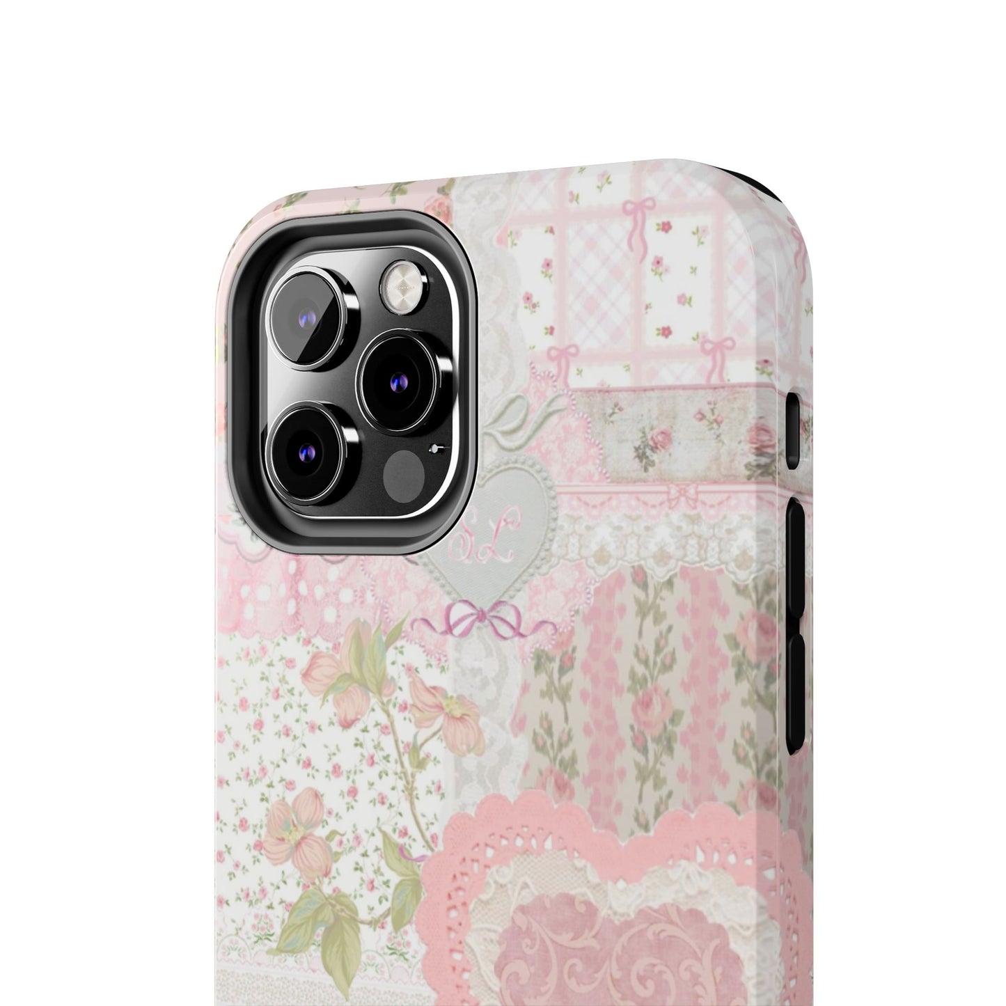 Blushing Floral Patchwork iPhone Case