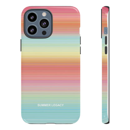 Sunrise Ombre Stripe iPhone Case