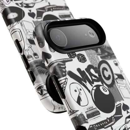 Black and White MagSafe Case