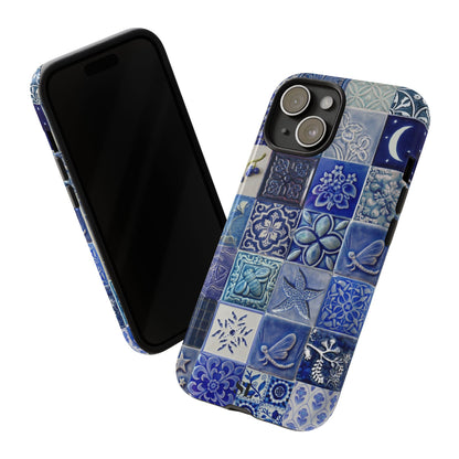 Midnight Mosaic Tiles iPhone Case