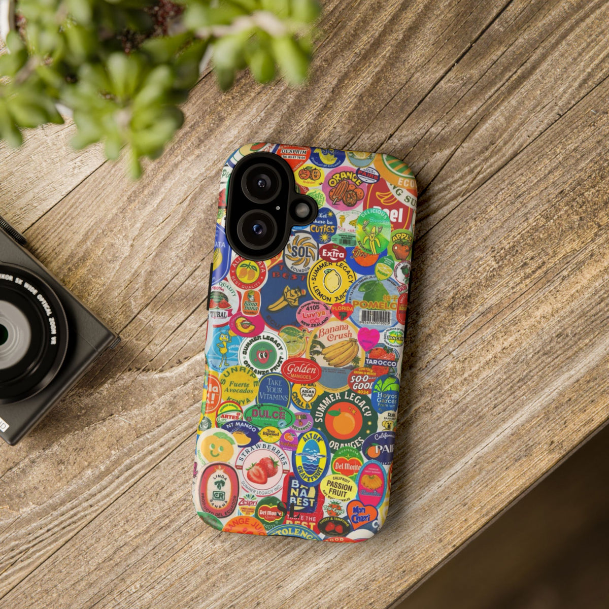 Fruit Stickers iPhone Case