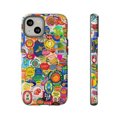 Fruit Stickers iPhone Case