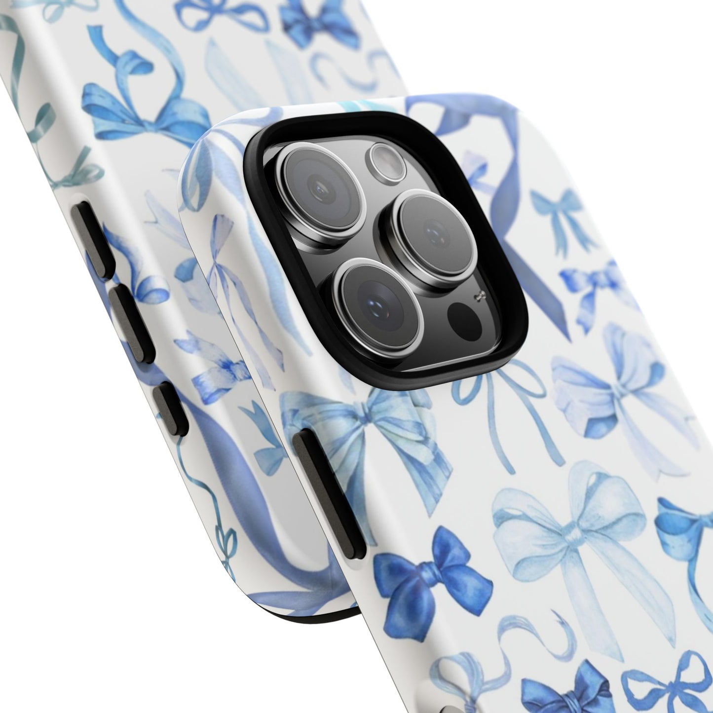 Blue Bows iPhone Case