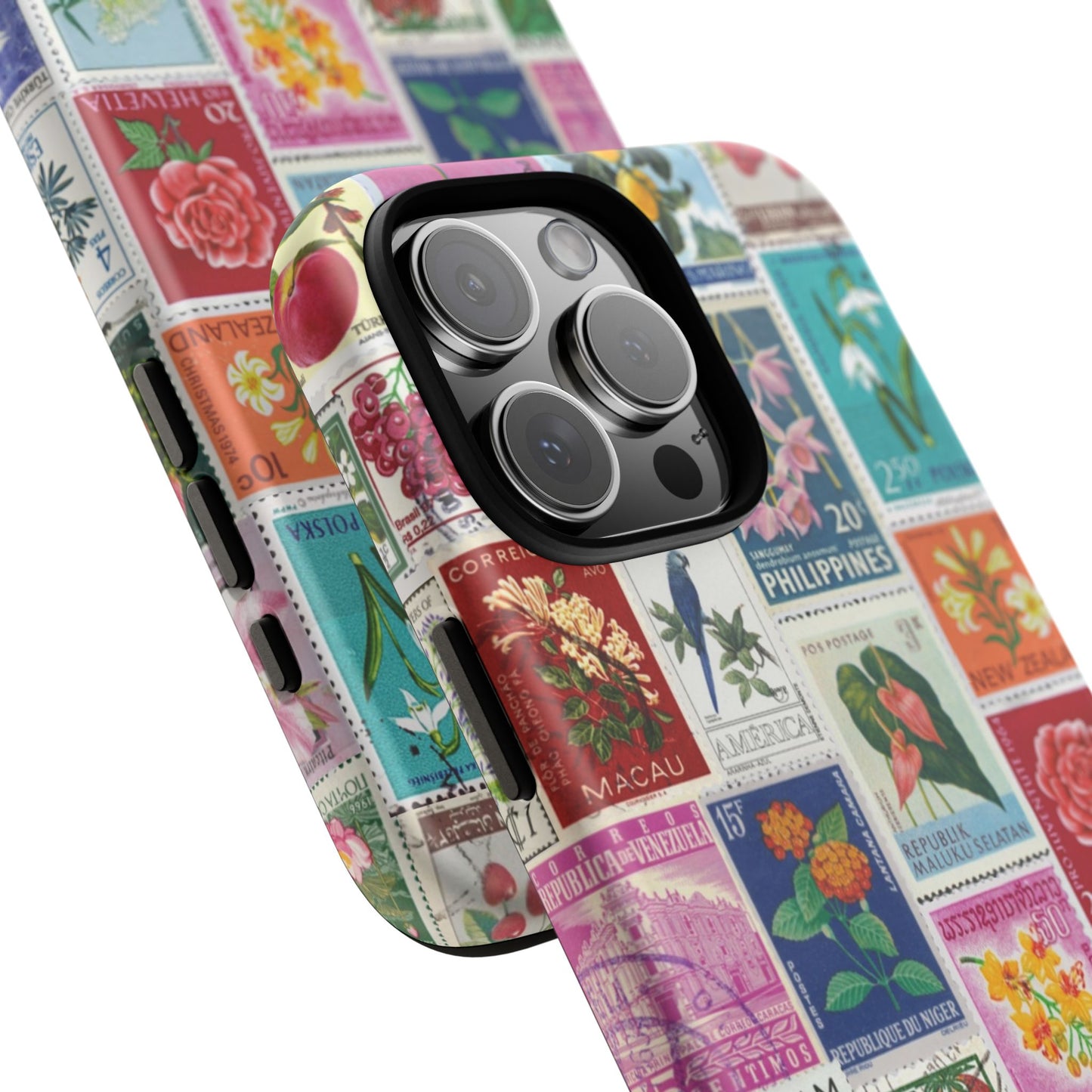 Postcard Stamps iPhone Case