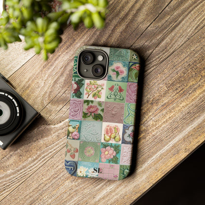 Garden Mosaic Tiles iPhone Case